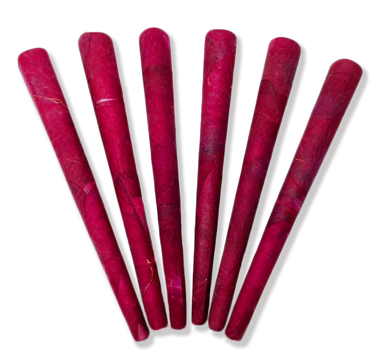 6 Premium Rose Petal Preroll Cones