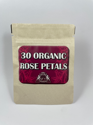 Organic rose petals for rolling, rose petal rolling paper