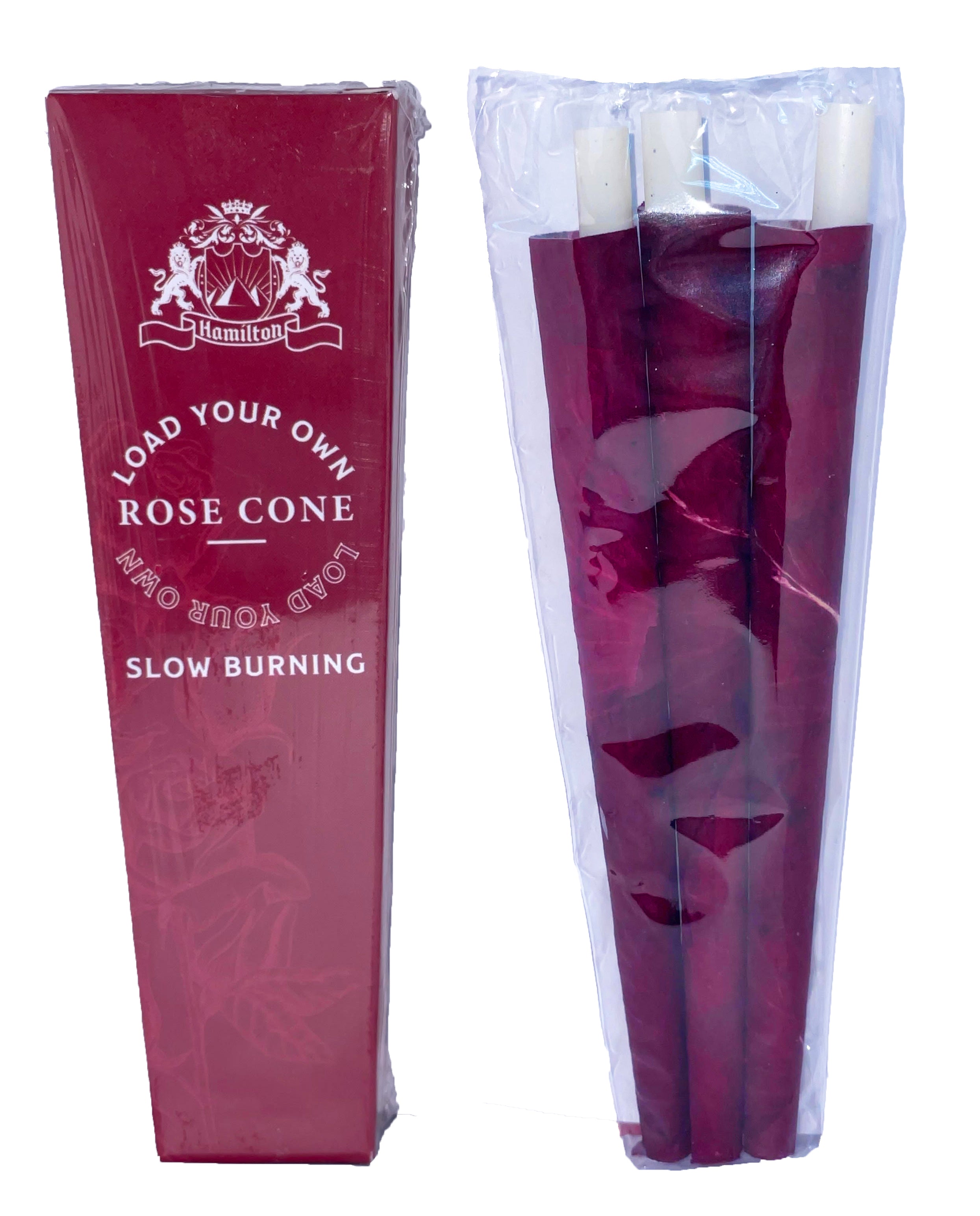 3-pack Rose Petal Cone. Each Rose Cone is rolled with organic roses. We test our roses for chemicals every harvest.